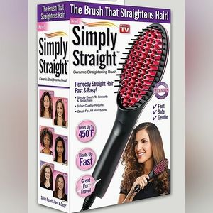 Simply Straight Hair straightener brush. Corded as seen on TV